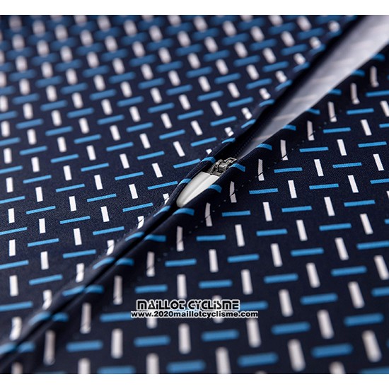 2019 Maillot Ciclismo La Passione Bleu Manches Courtes et Cuissard